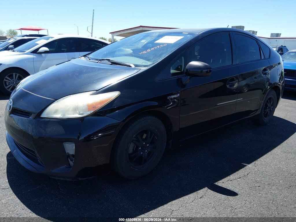 JTDKN3DU6E0381871 2014 TOYOTA PRIUS photo no. 2
