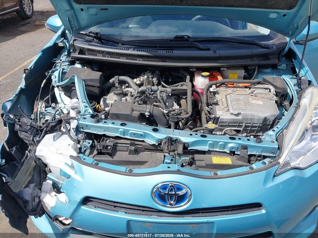 JTDKDTB37E1064463 2014 TOYOTA PRIUS C photo no. 10