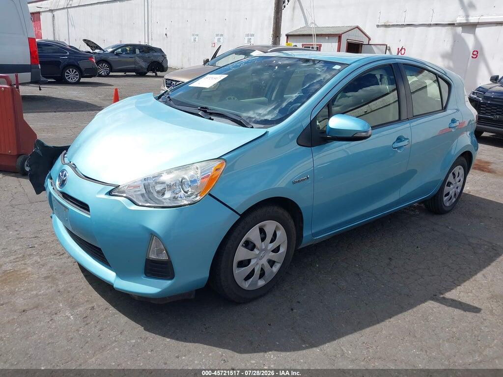JTDKDTB37E1064463 2014 TOYOTA PRIUS C photo no. 2