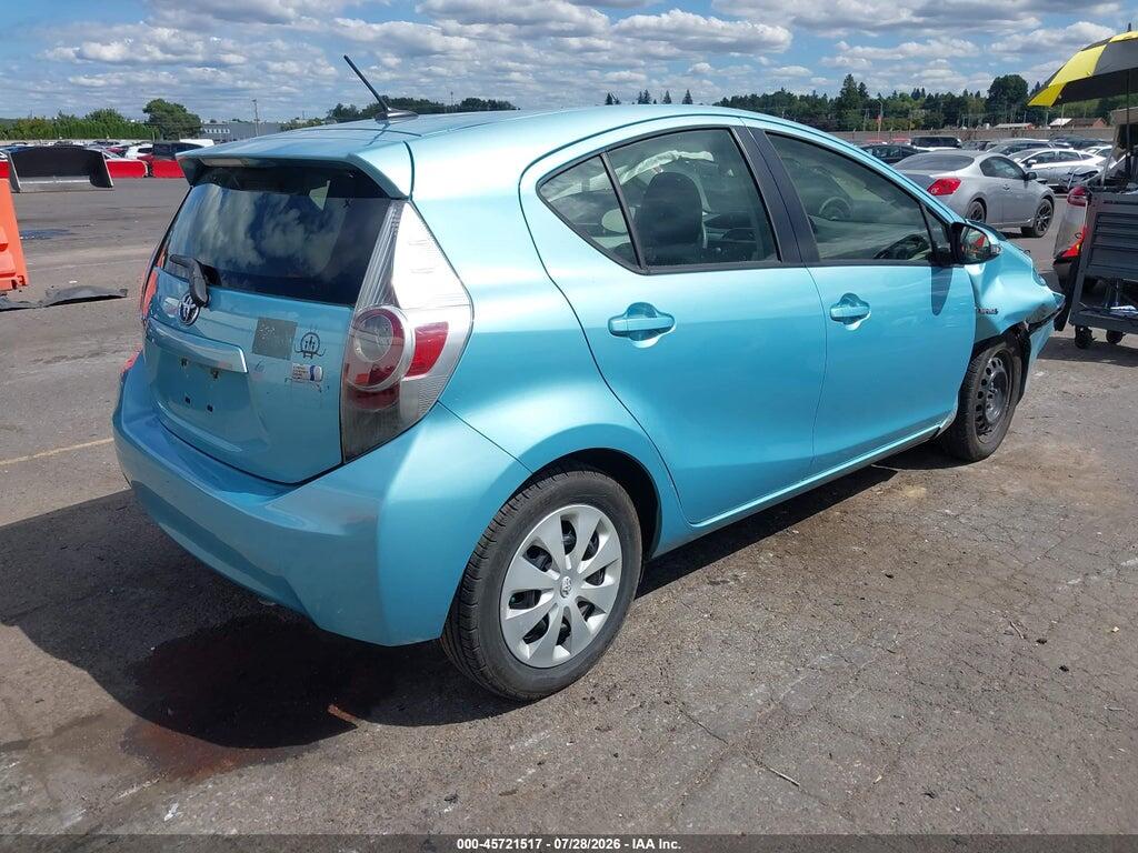 JTDKDTB37E1064463 2014 TOYOTA PRIUS C photo no. 4