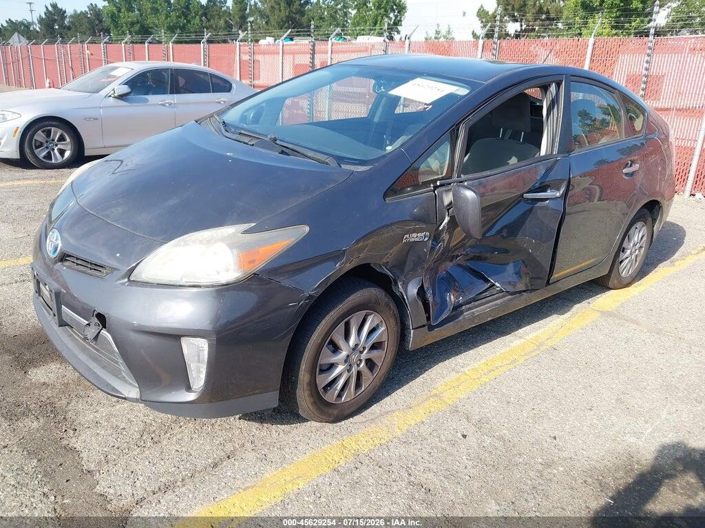 JTDKN3DP3E3050447 2014 TOYOTA PRIUS PLUG-IN photo no. 2
