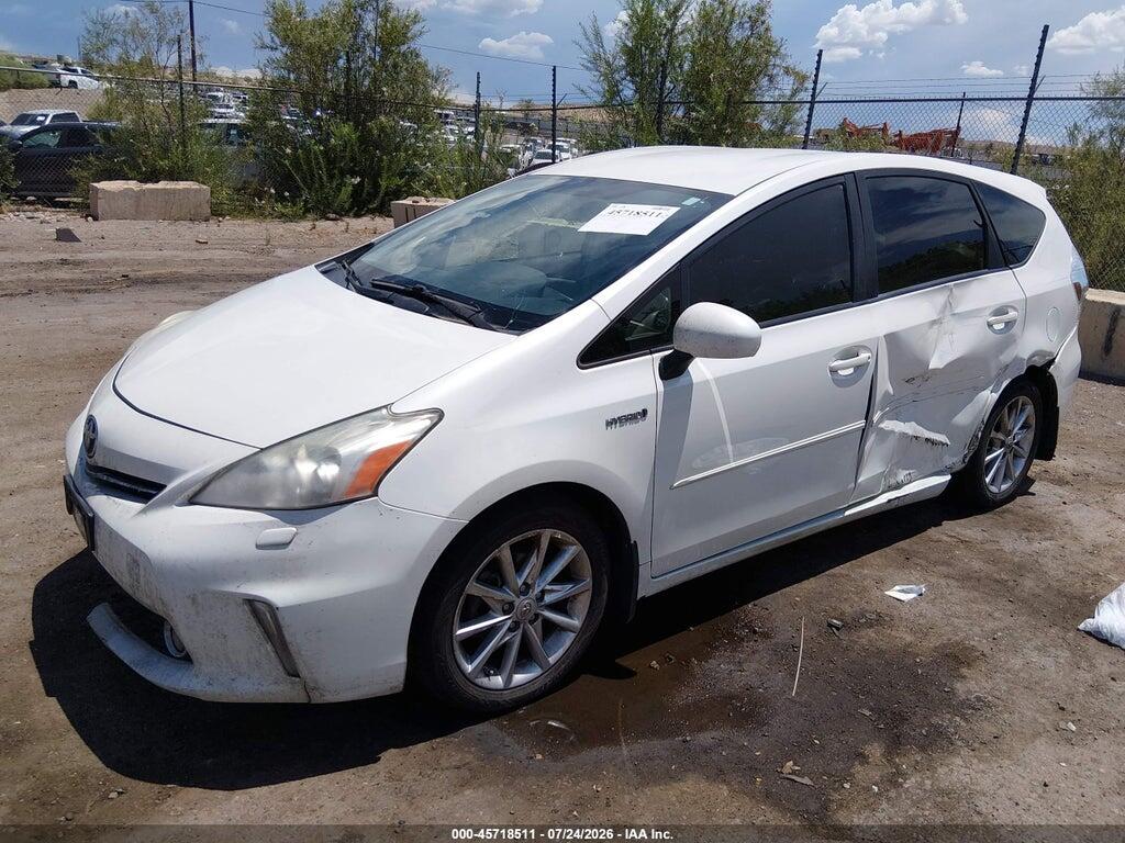 JTDZN3EU2E3334462 2014 TOYOTA PRIUS V photo no. 2