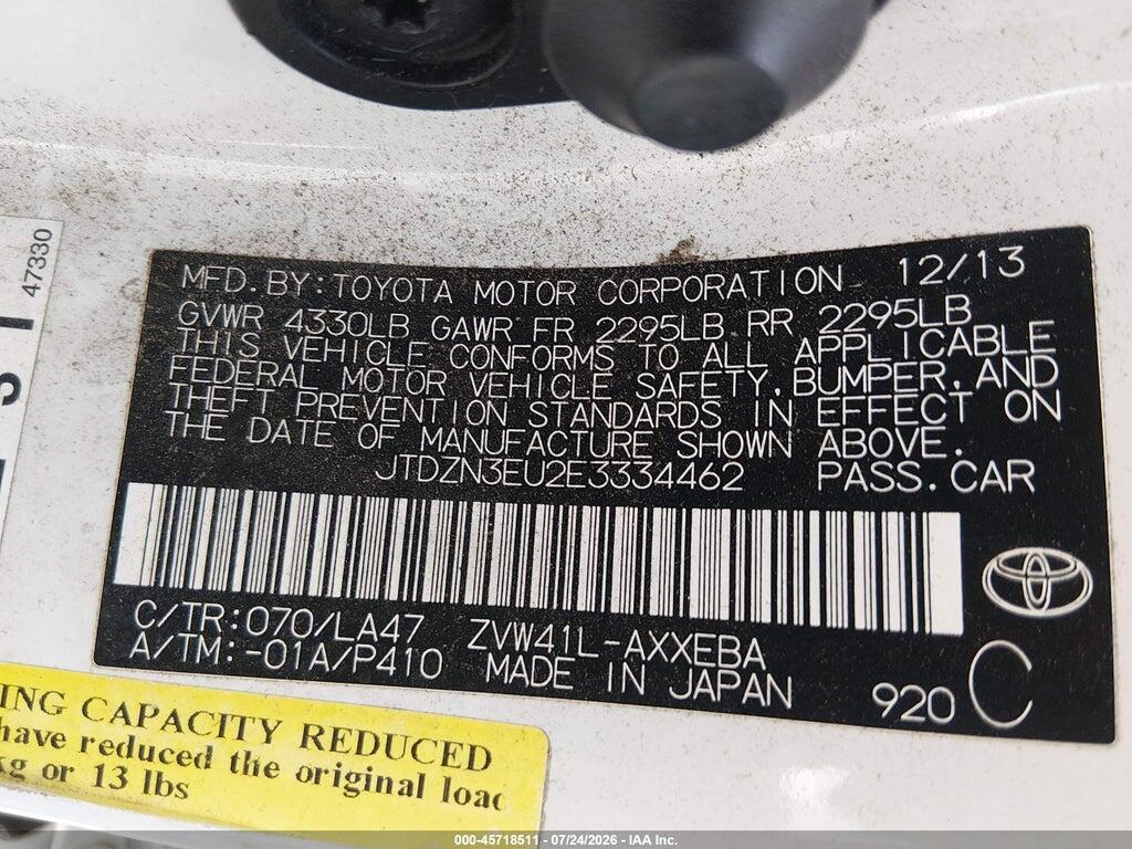 JTDZN3EU2E3334462 2014 TOYOTA PRIUS V photo no. 9