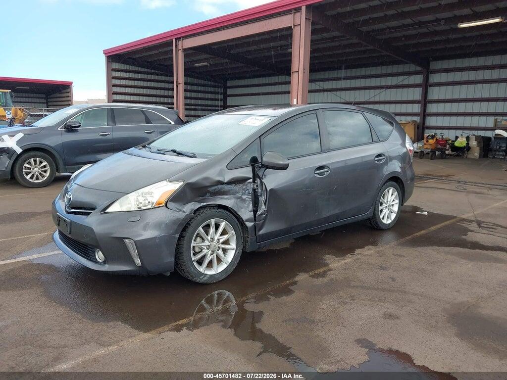 JTDZN3EU4EJ005256 2014 TOYOTA PRIUS V photo no. 2