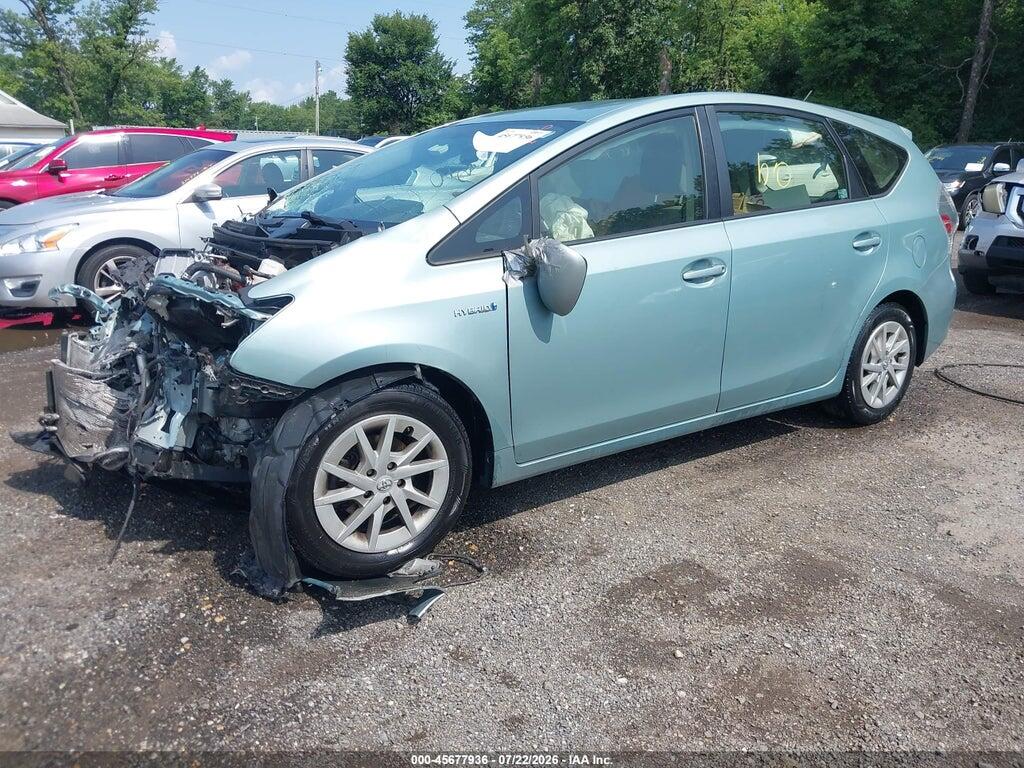 JTDZN3EU5E3330440 2014 TOYOTA PRIUS V photo no. 2
