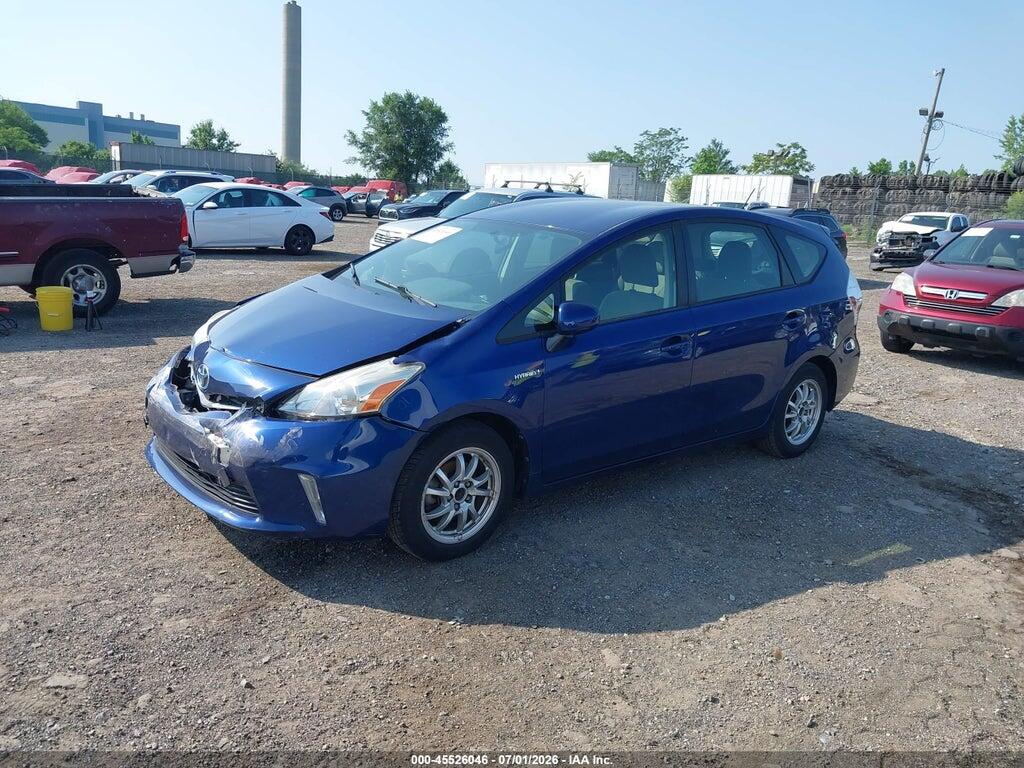 JTDZN3EU0EJ012592 2014 TOYOTA PRIUS V photo no. 2