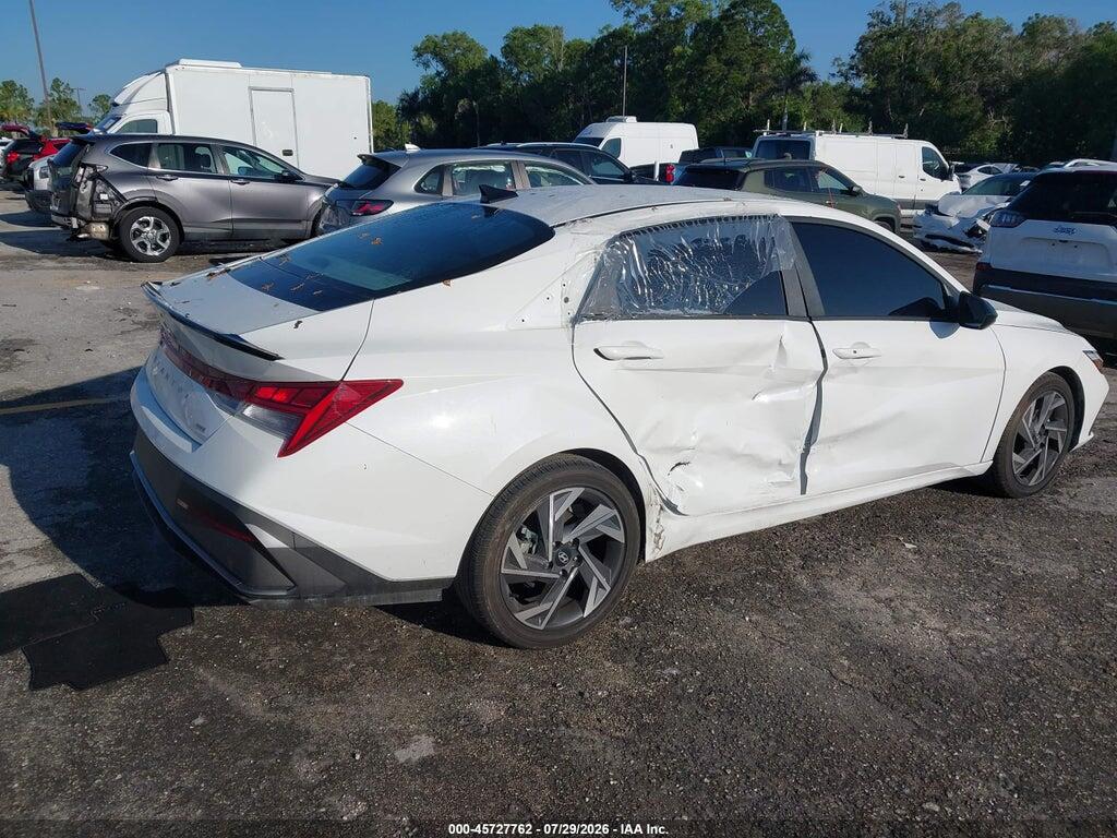 KMHLM4DJ2SU152137 2025 HYUNDAI ELANTRA HYBRID photo no. 4
