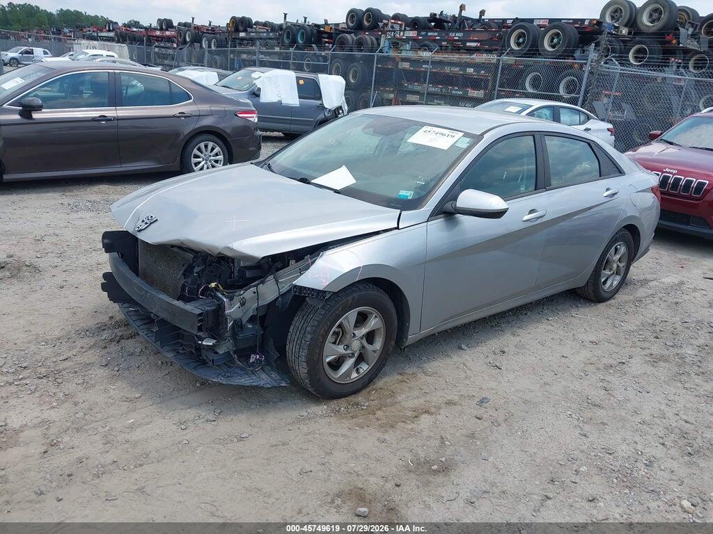 5NPLL4AG8NH061629 2022 HYUNDAI ELANTRA photo no. 2