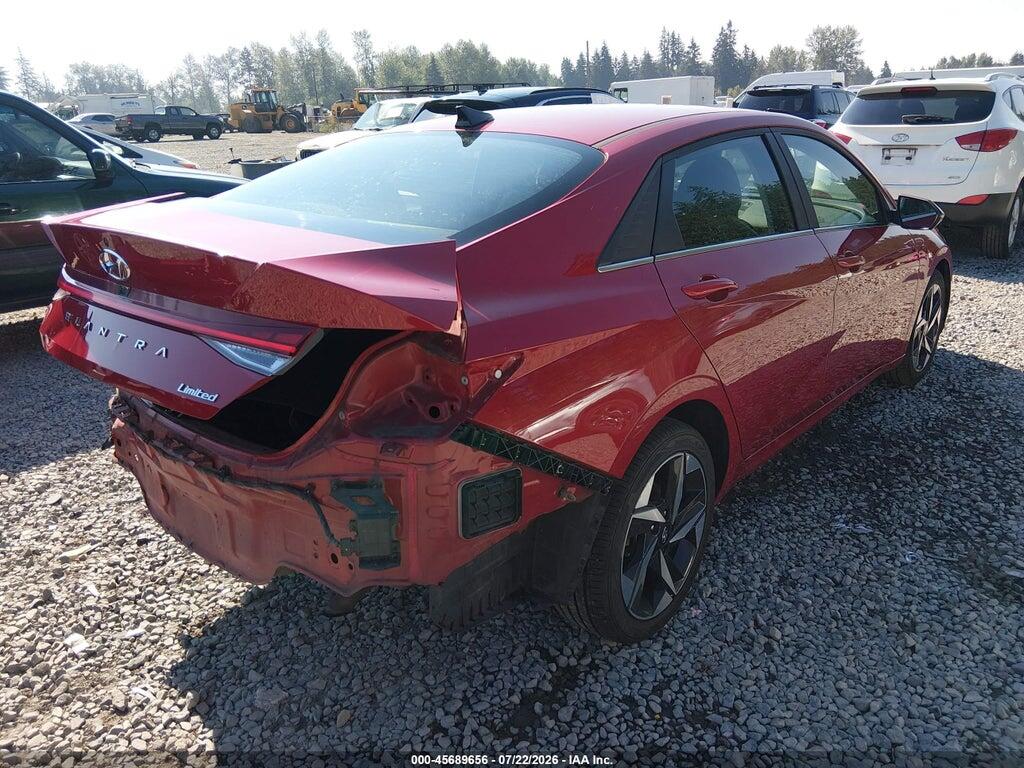 KMHLP4AG0NU355807 2022 HYUNDAI ELANTRA photo no. 4