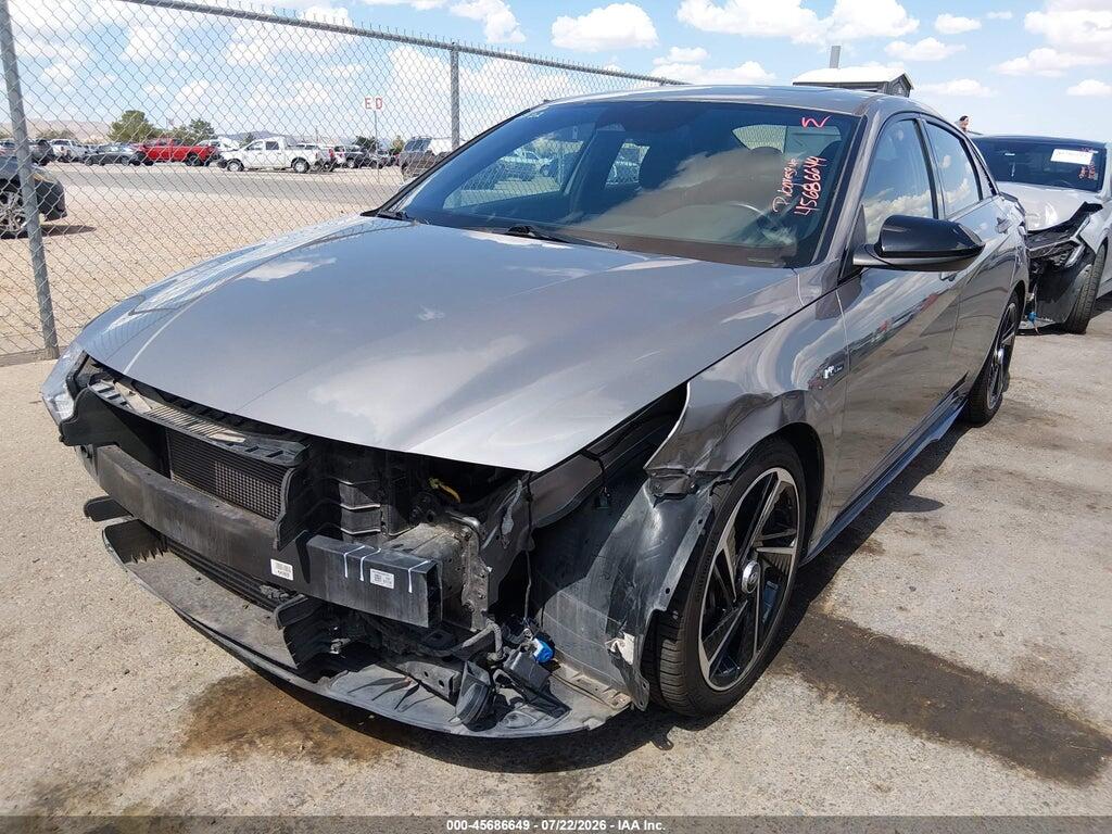KMHLR4AF4NU305137 2022 HYUNDAI ELANTRA photo no. 2