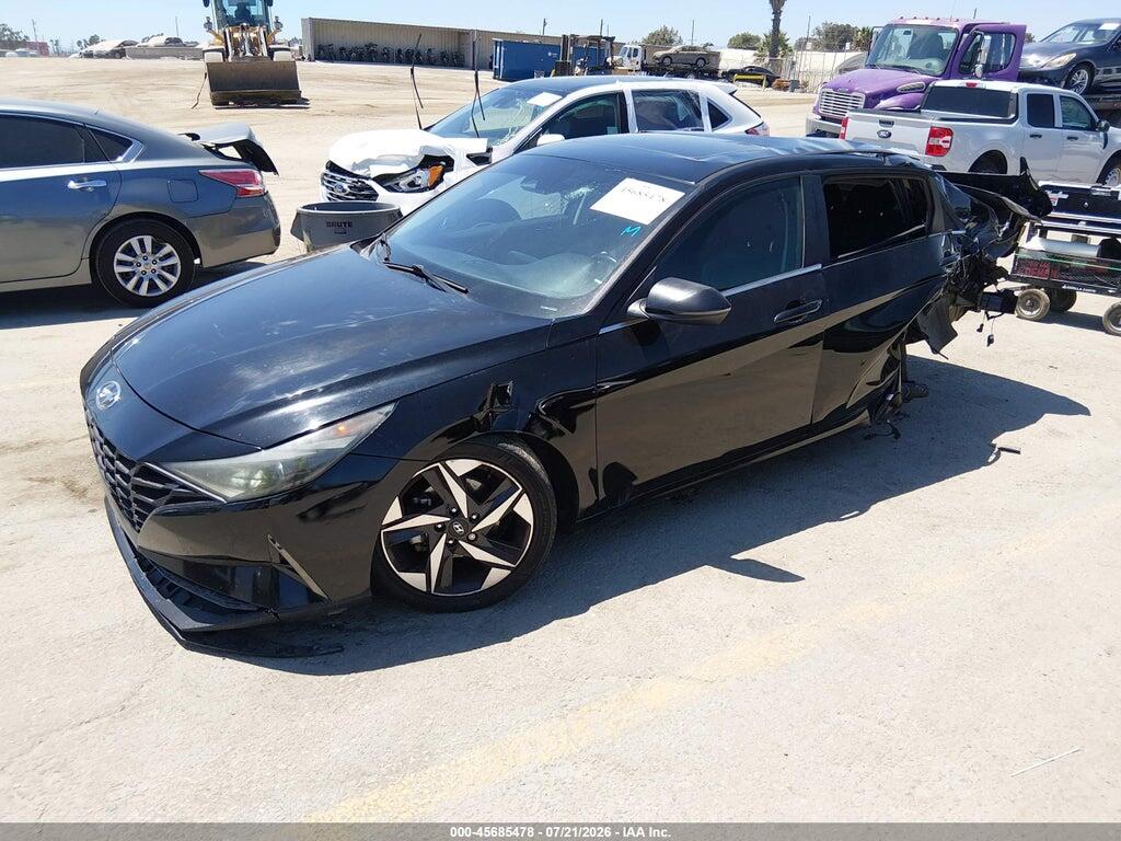 KMHLP4AG5NU288427 2022 HYUNDAI ELANTRA photo no. 2