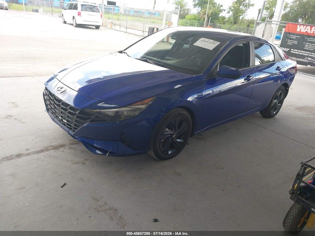 KMHLM4AG7NU349656 2022 HYUNDAI ELANTRA photo no. 2
