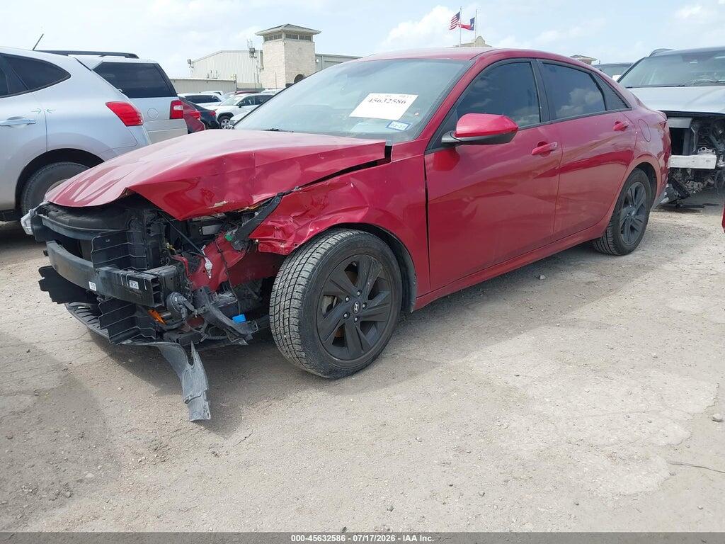KMHLM4AG6NU273640 2022 HYUNDAI ELANTRA photo no. 2