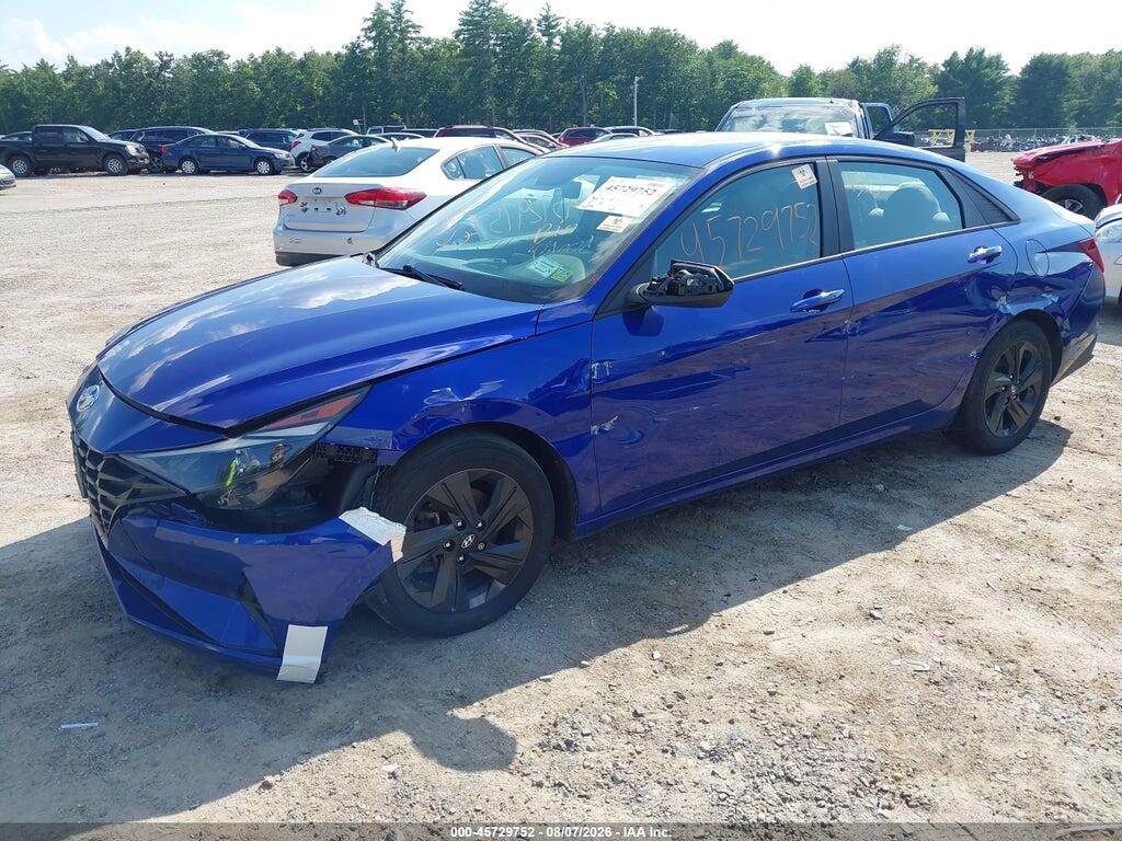KMHLM4AJ3NU020335 2022 HYUNDAI ELANTRA HYBRID photo no. 2
