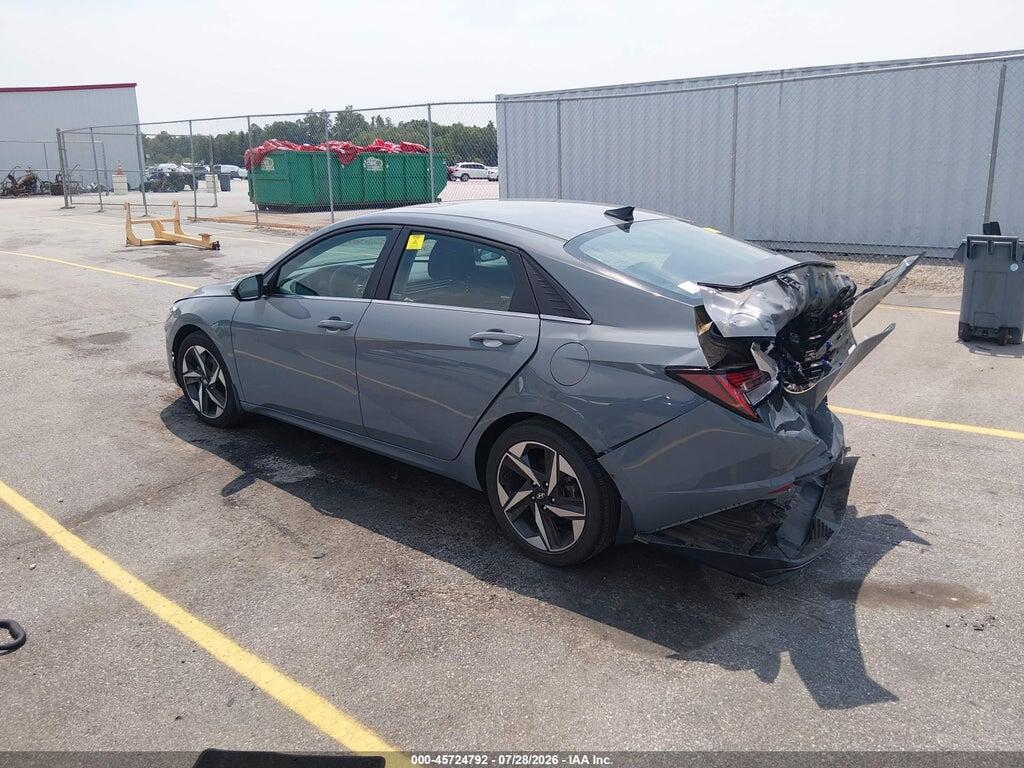 KMHLN4AJ9NU024676 2022 HYUNDAI ELANTRA HYBRID photo no. 3