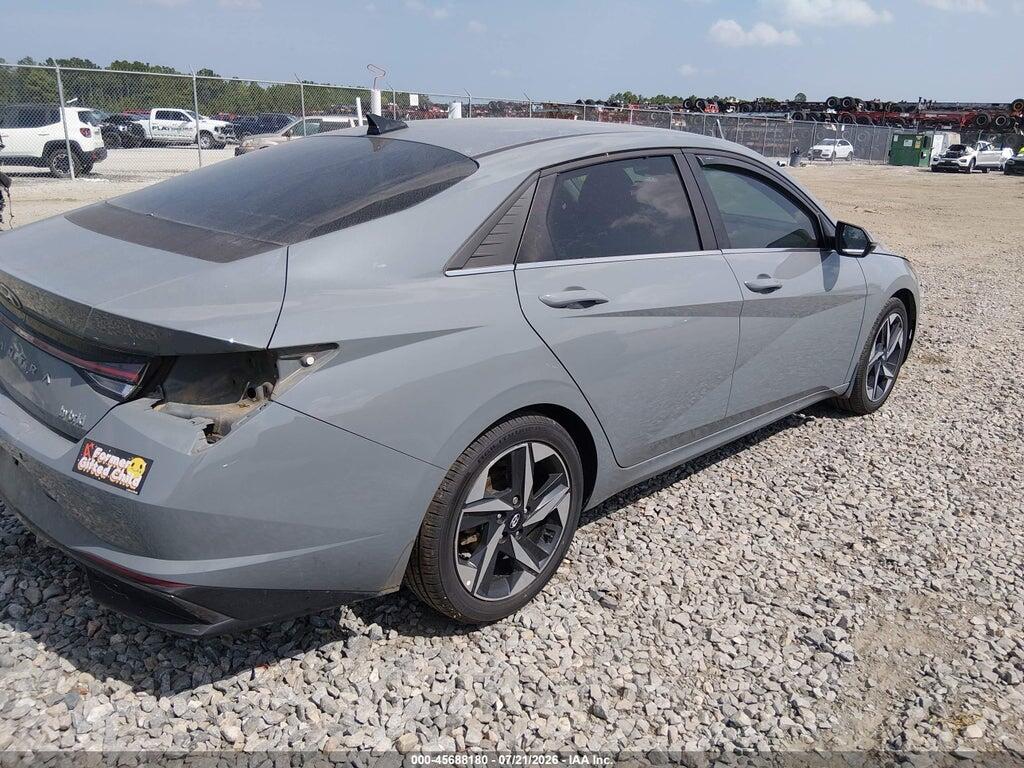 KMHLN4AJ0NU029622 2022 HYUNDAI ELANTRA HYBRID photo no. 4