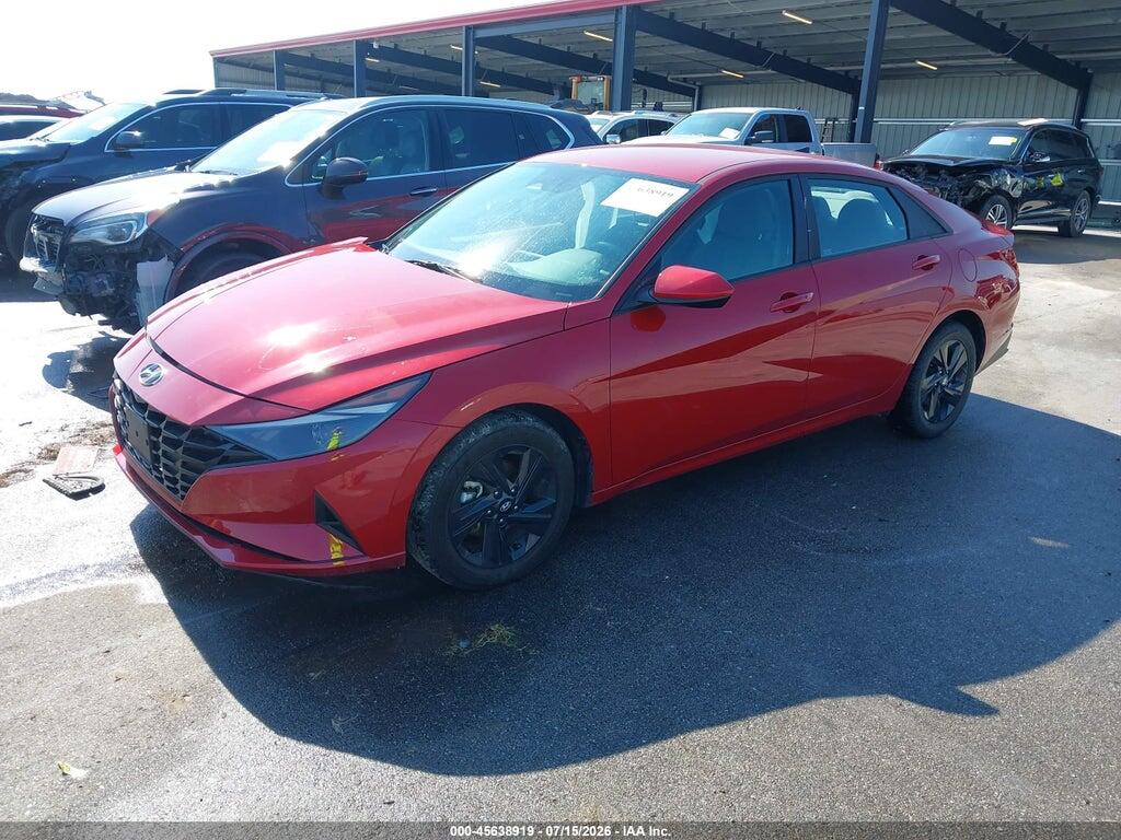 KMHLM4AJ6NU030888 2022 HYUNDAI ELANTRA HYBRID photo no. 2