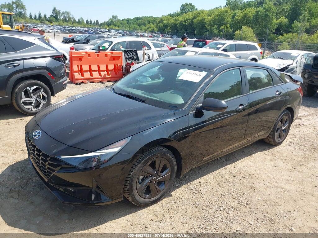 KMHLM4AJ9NU016788 2022 HYUNDAI ELANTRA HYBRID photo no. 2