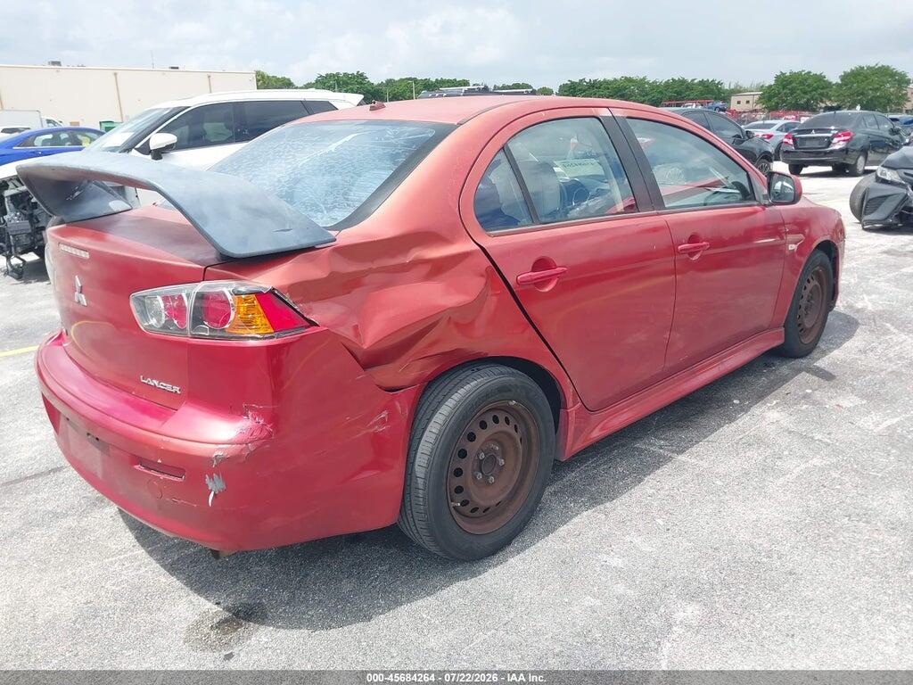 JA32U2FU2BU001437 2011 MITSUBISHI LANCER photo no. 4