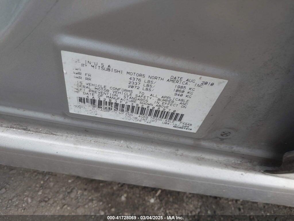 4A32B3FF3BE008970 2011 MITSUBISHI GALANT photo no. 9