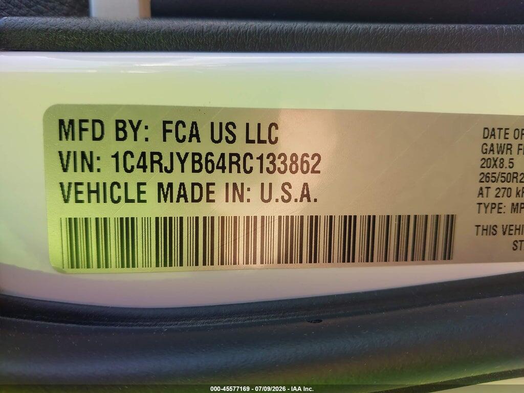 1C4RJYB64RC133862 2024 JEEP GRAND CHEROKEE 4XE photo no. 9
