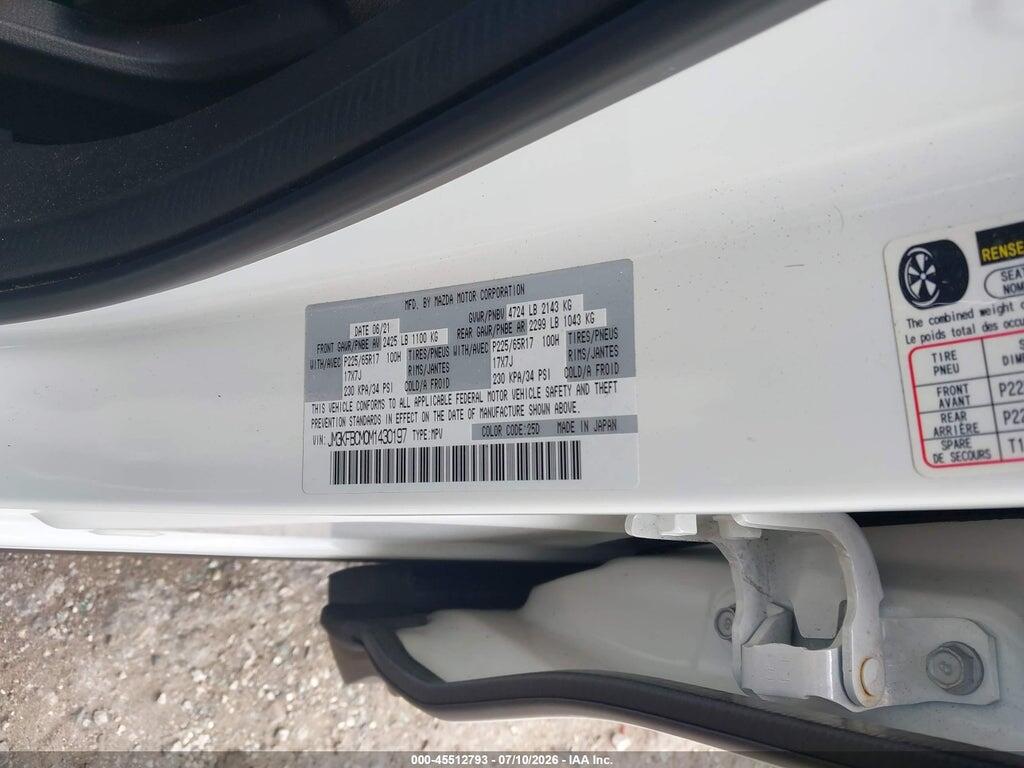 JM3KFBCM0M1430197 2021 MAZDA CX-5 photo no. 9