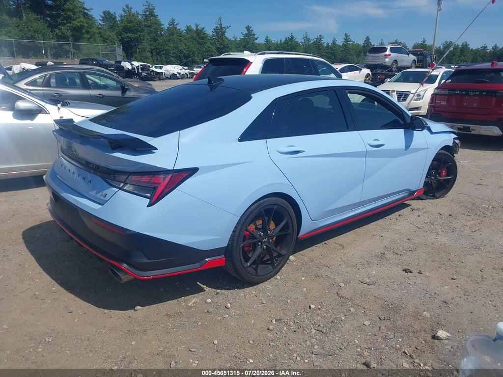 KMHLW4DK8SU027467 2025 HYUNDAI ELANTRA N photo no. 4