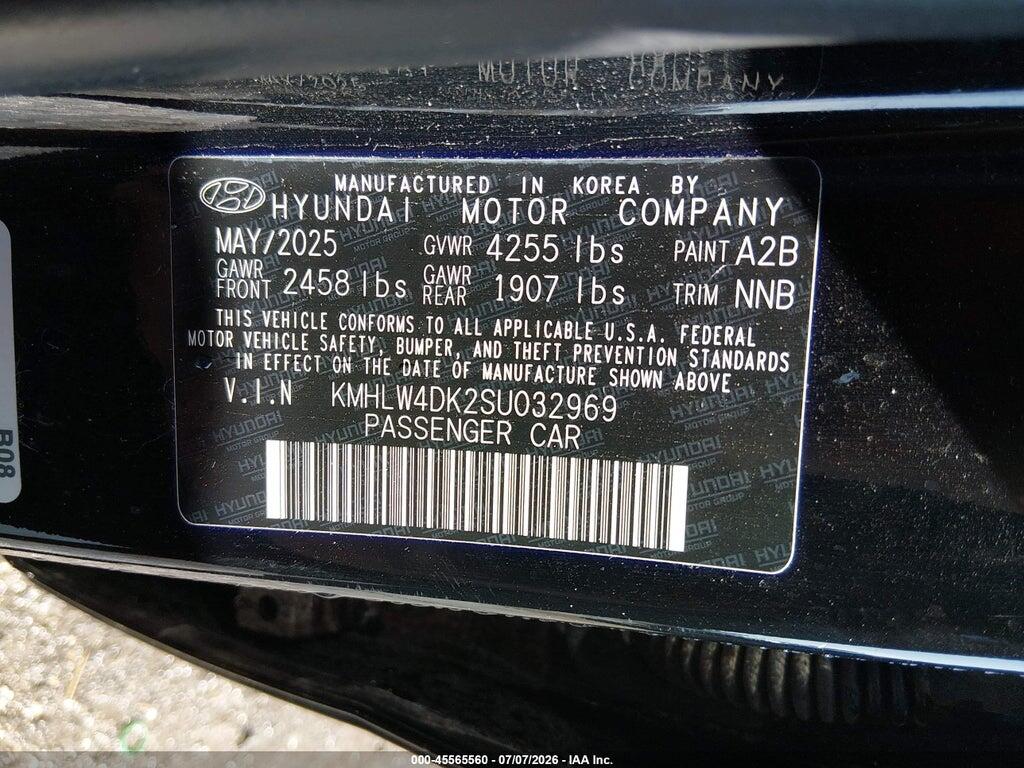 KMHLW4DK2SU032969 2025 HYUNDAI ELANTRA N photo no. 9