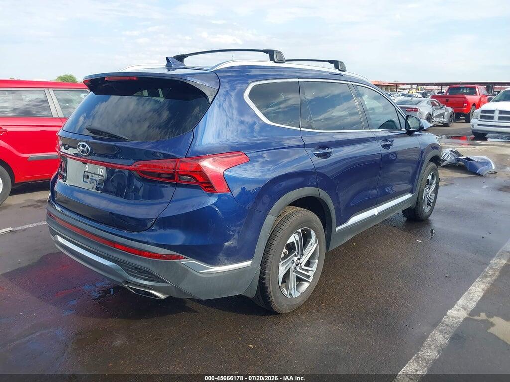 5NMS24AJ8NH454666 2022 HYUNDAI SANTA FE photo no. 4