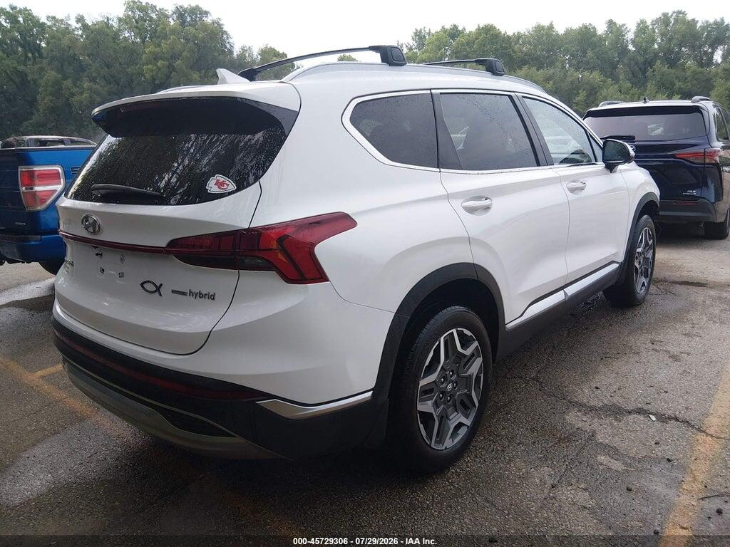 KM8S5DA10NU040261 2022 HYUNDAI SANTA FE HYBRID photo no. 4