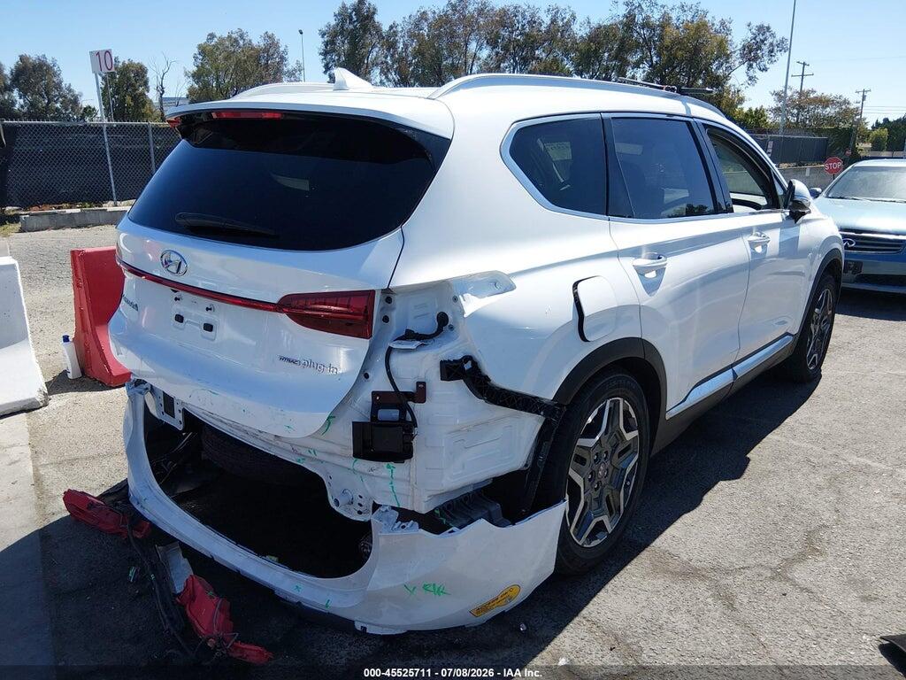 KM8S6DA20NU044090 2022 HYUNDAI SANTA FE PLUG-IN HYBRID photo no. 4