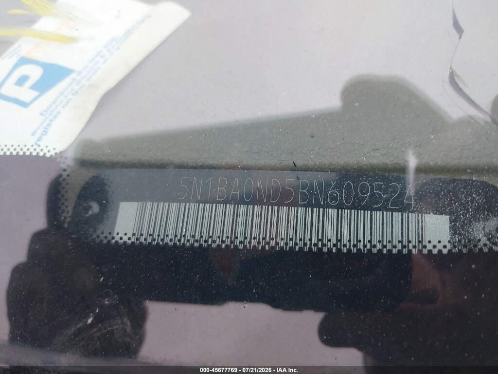 5N1BA0ND5BN609524 2011 NISSAN ARMADA photo no. 11