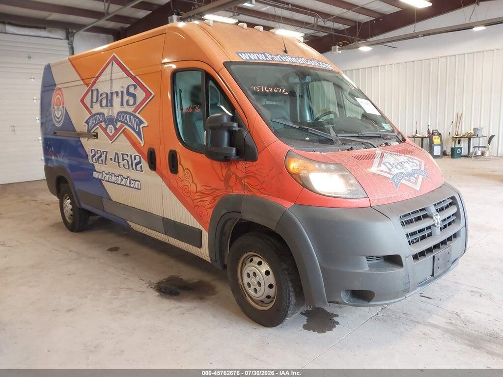 3C6TRVDG9HE548290 2017 RAM PROMASTER 2500 photo no. 1