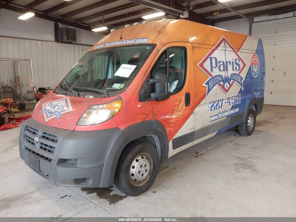 3C6TRVDG9HE548290 2017 RAM PROMASTER 2500 photo no. 2