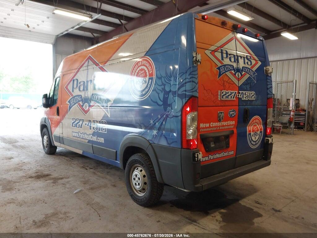3C6TRVDG9HE548290 2017 RAM PROMASTER 2500 photo no. 3