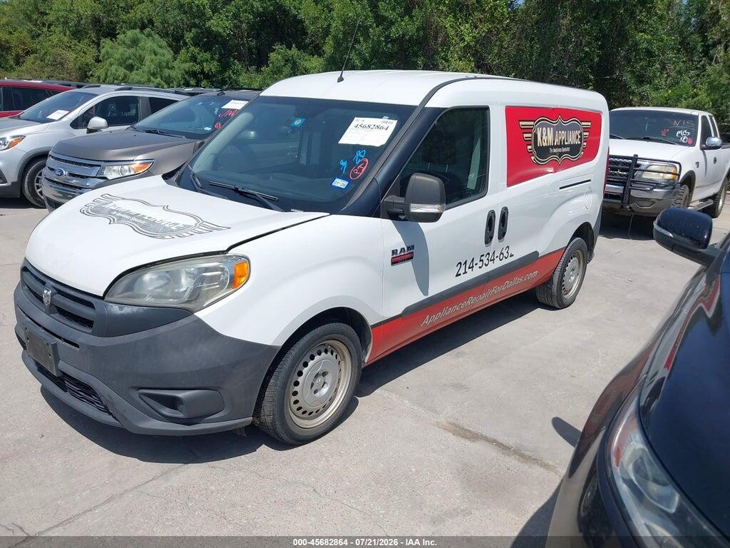 ZFBERFAB9H6D62602 2017 RAM PROMASTER CITY photo no. 2