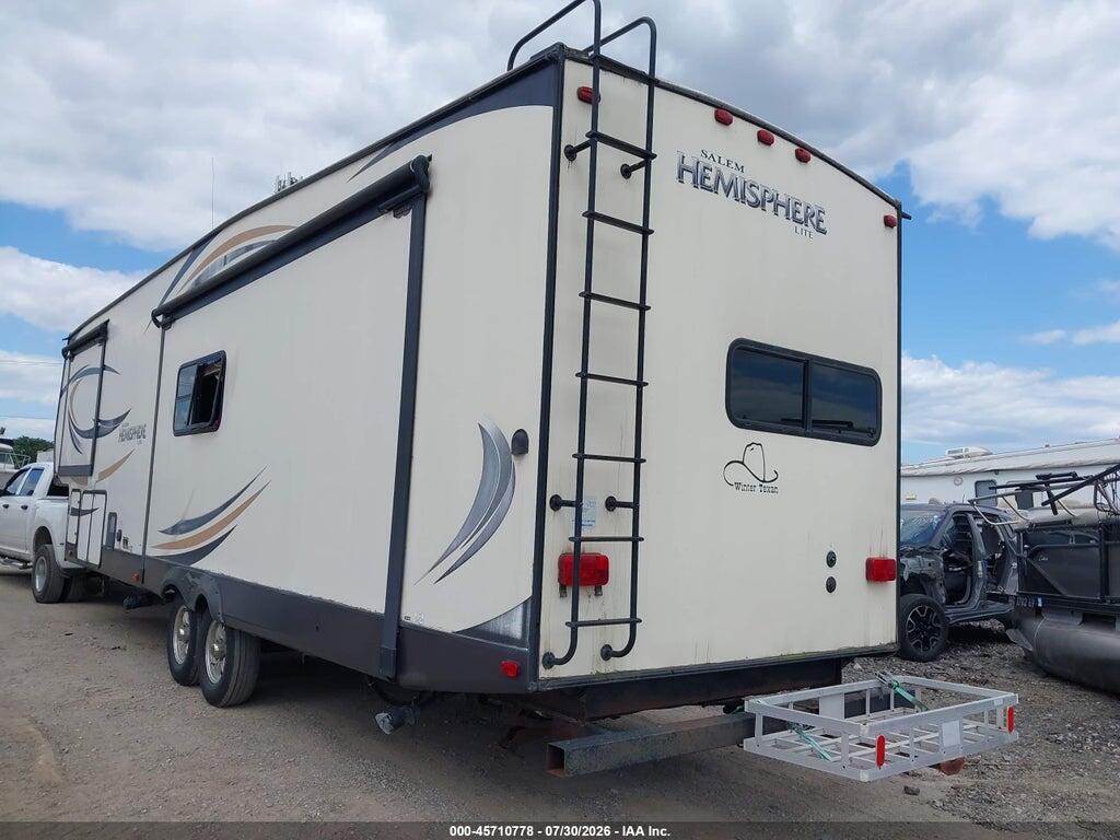 4X4FSBL22HU079960 2017 SALEM TRAVEL TRAILER photo no. 2