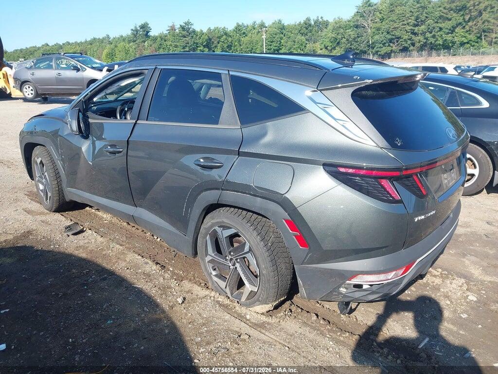 KM8JFCA15NU039657 2022 HYUNDAI TUCSON HYBRID photo no. 3