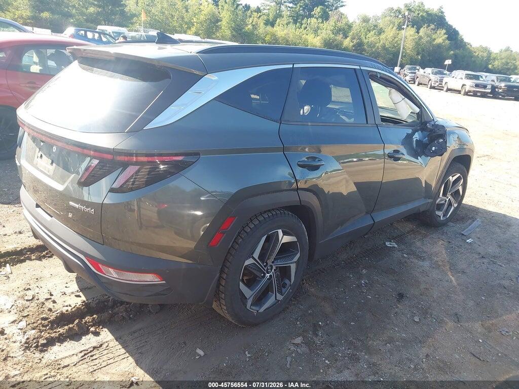 KM8JFCA15NU039657 2022 HYUNDAI TUCSON HYBRID photo no. 4
