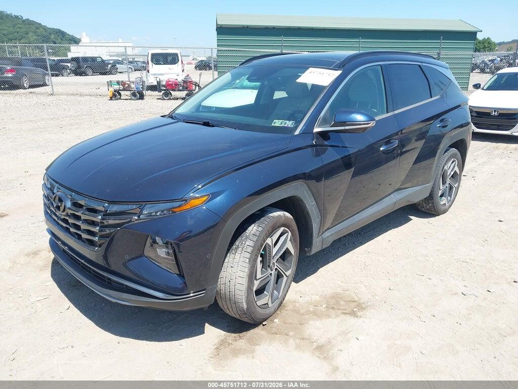 KM8JECA10NU032361 2022 HYUNDAI TUCSON HYBRID photo no. 2
