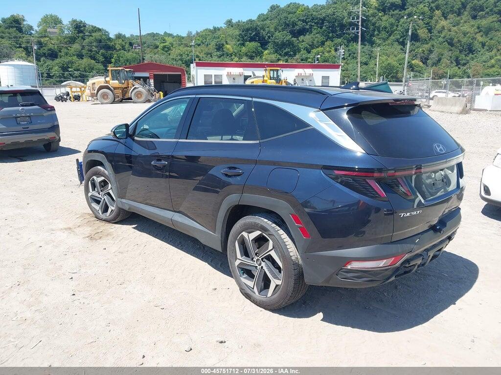 KM8JECA10NU032361 2022 HYUNDAI TUCSON HYBRID photo no. 3