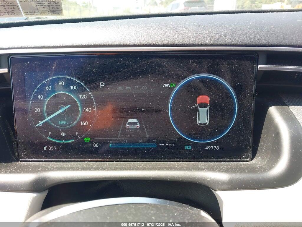 KM8JECA10NU032361 2022 HYUNDAI TUCSON HYBRID photo no. 7