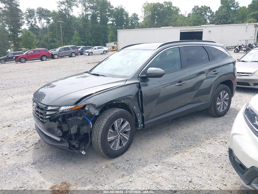 KM8JBCA10NU076921 2022 HYUNDAI TUCSON HYBRID photo no. 2