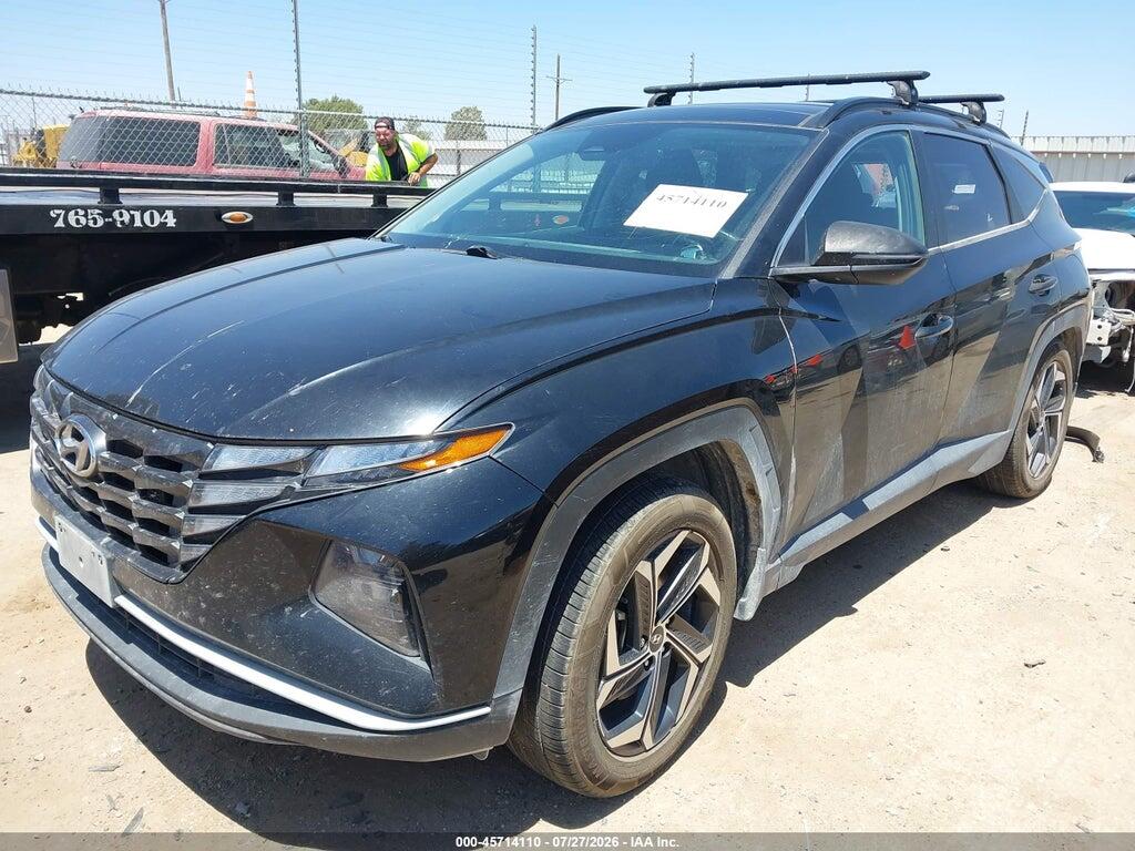 KM8JFCA19NU063878 2022 HYUNDAI TUCSON HYBRID photo no. 2
