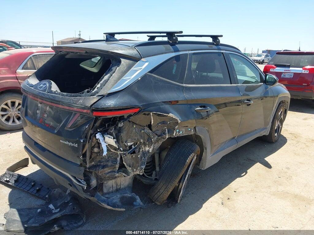 KM8JFCA19NU063878 2022 HYUNDAI TUCSON HYBRID photo no. 4