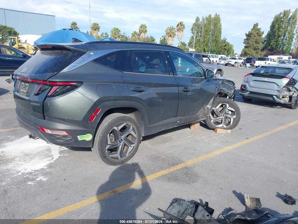KM8JFDA22NU035550 2022 HYUNDAI TUCSON PLUG-IN HYBRID photo no. 4