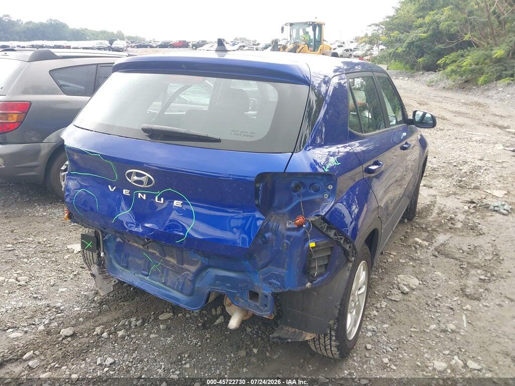 KMHRB8A33NU177419 2022 HYUNDAI VENUE photo no. 4