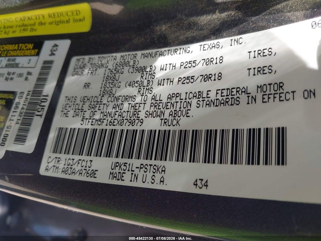 5TFEM5F16EX079079 2014 TOYOTA TUNDRA photo no. 9
