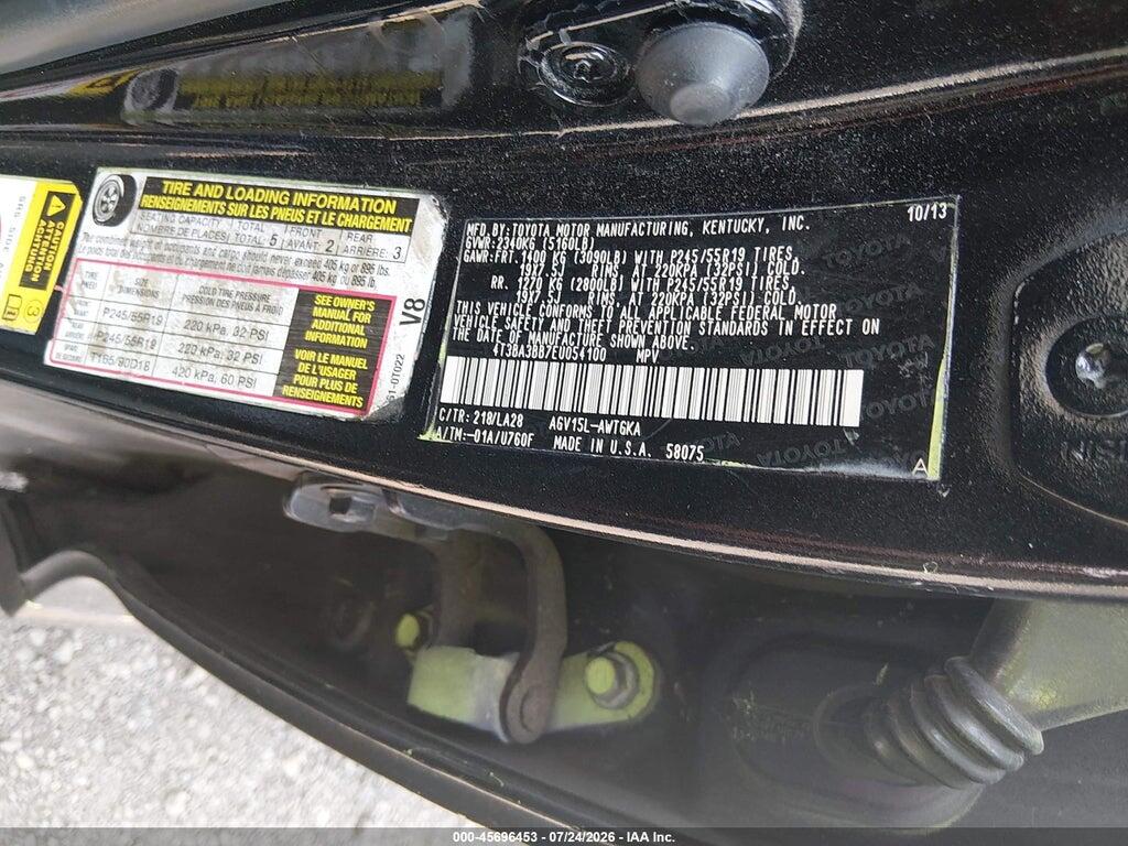 4T3BA3BB7EU054100 2014 TOYOTA VENZA photo no. 9