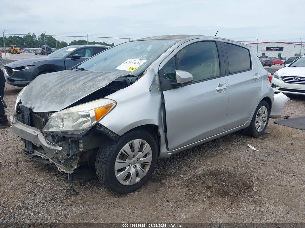 JTDKTUD31ED577180 2014 TOYOTA YARIS photo no. 2